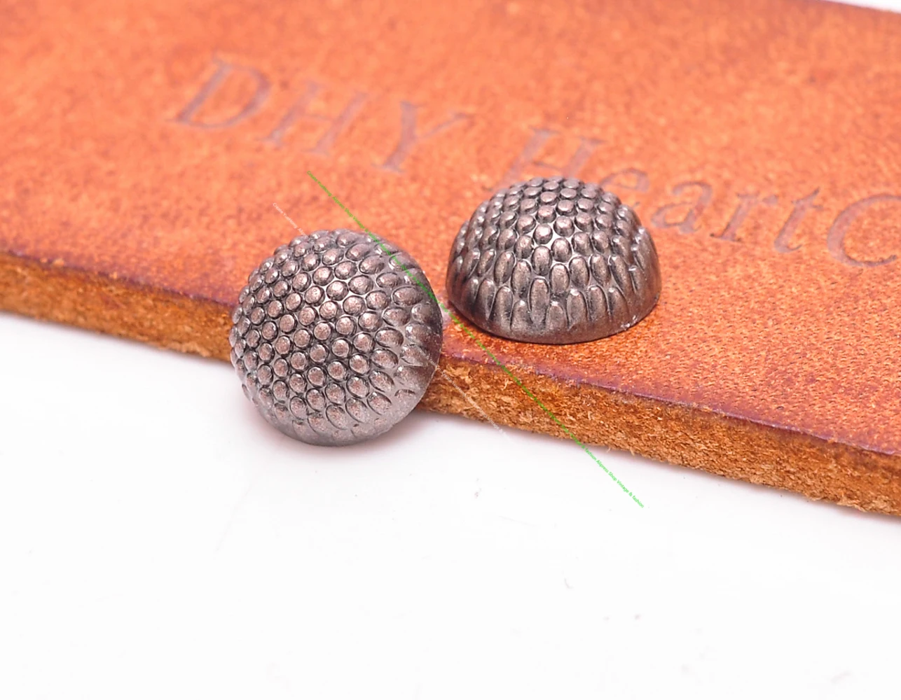50Pcs Antique Silver Flower Nails Rivet Hit Nails Studs Rivets Punk Rivet Shoes Bag Belt Leather Craft Belt Hardware Rivetback