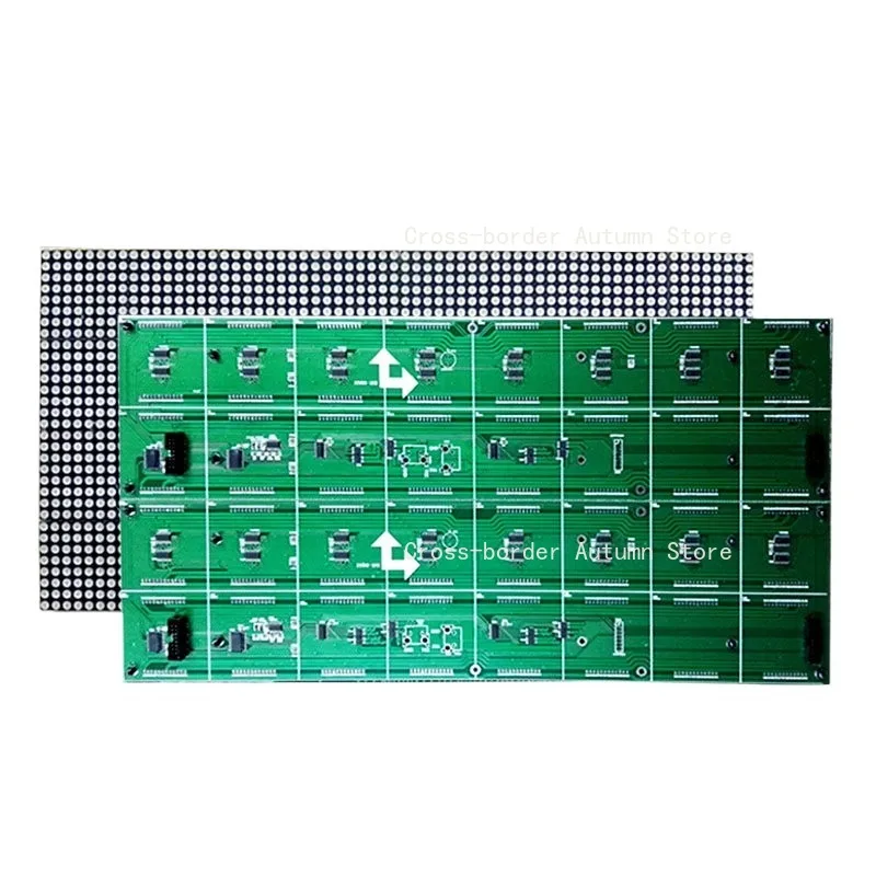 

Indoor F5.0 Dual Color LED Dot Matrix Display Unit Board LED Screen Module 488*244mm Electronic Sign Board