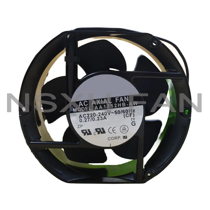 Ventilador oval de rolamento de esferas, AA1752HB-AW AT 17251, AC 220V, Novo