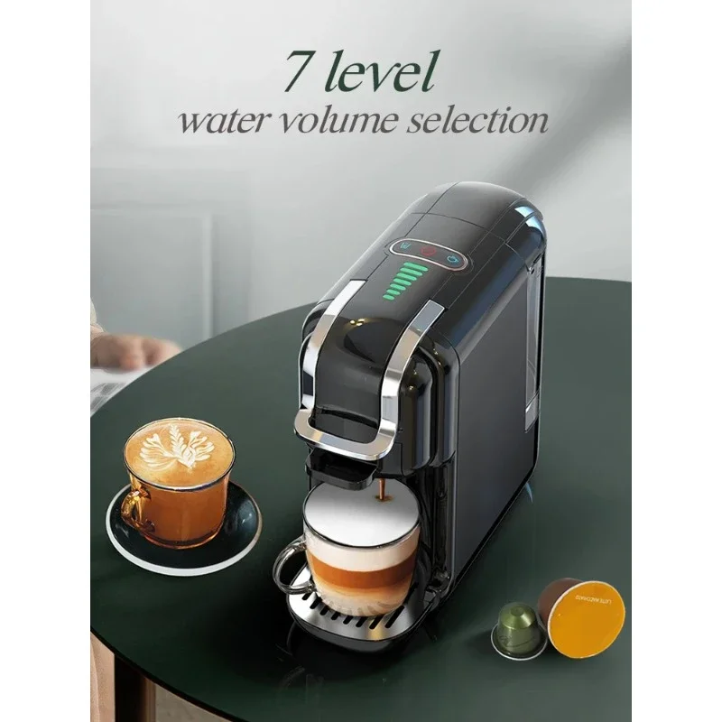 5 in 1 Multiple Capsule Coffee Machine Hot/Cold DG Cappuccino Nes Small Capsule ESE Pod Ground Coffee Cafeteria 20Bar H2B 2025