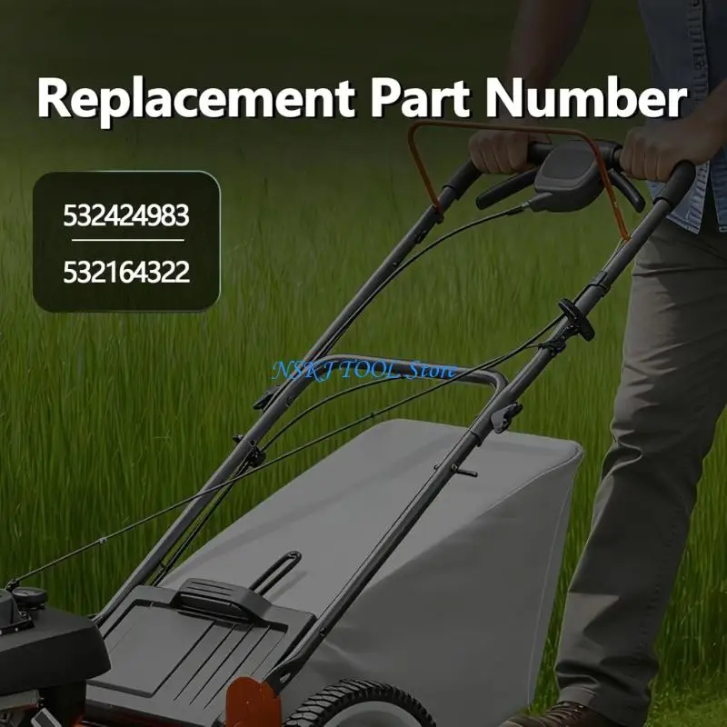 

L8RC Durability Engine Stop Cable For Walk Behind Lawn Mowers Perfect For DIY Repairs