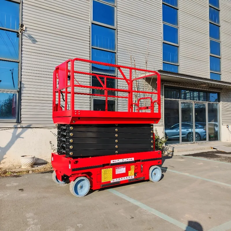 Mobile Scissor Lift Platform with A Load Capacity of Up To 450 Kg
