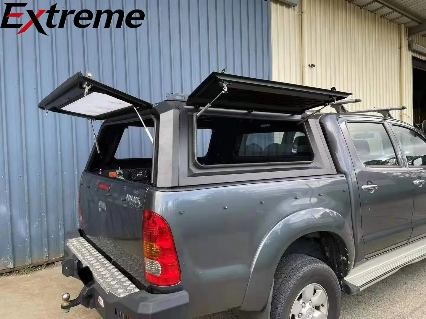 Tri-ton Steel Bed 4X4 Canopy Black Pickup Car Hilux VIGO /Hilux Revo Hard Top Trucks Hardtop Topper Canopy Pickup Truck