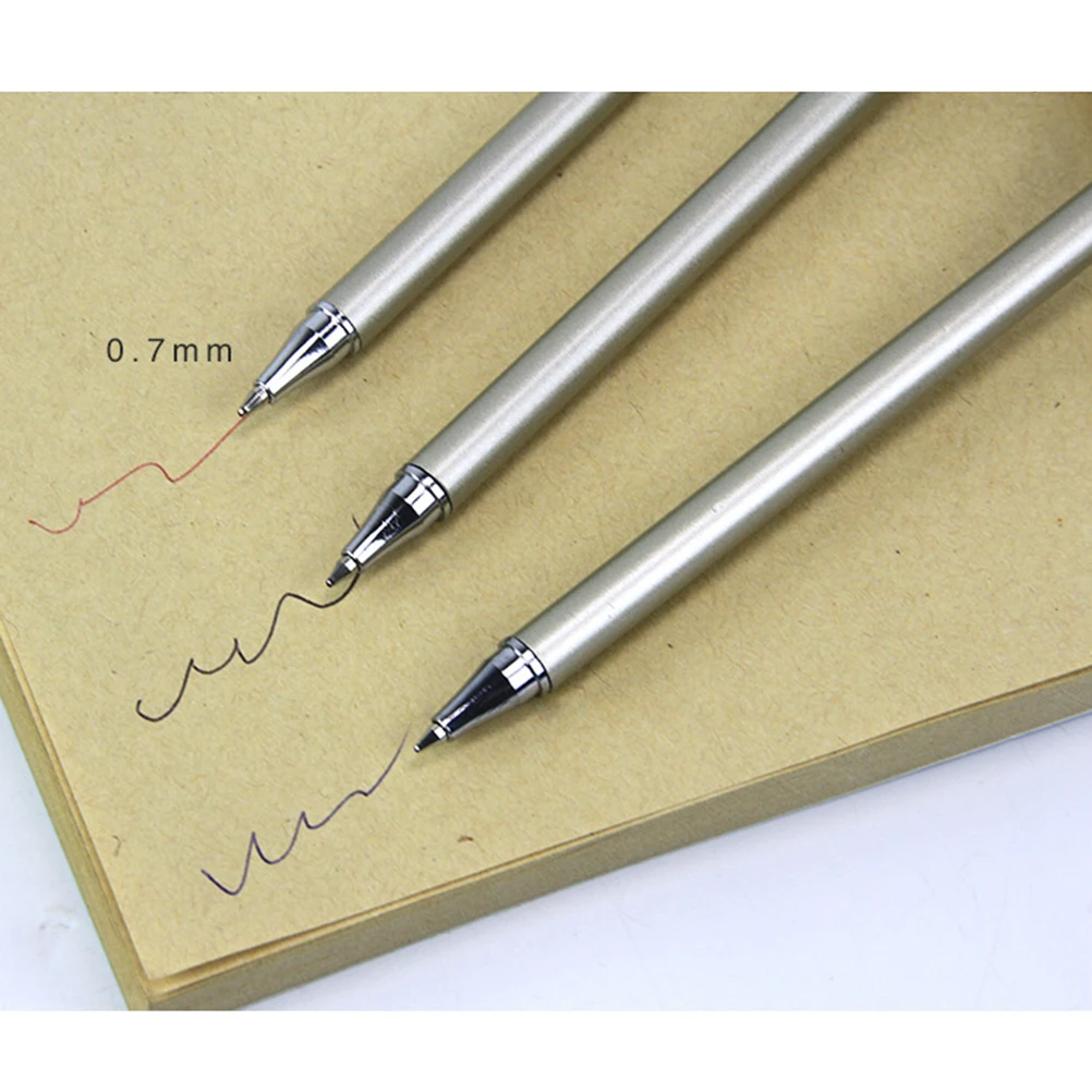 

3pcs Ballpoint Set Decorative Alloy Creative Desktop Pen Gift For Birthday Wedding Anniversary Golf Gift Pen
