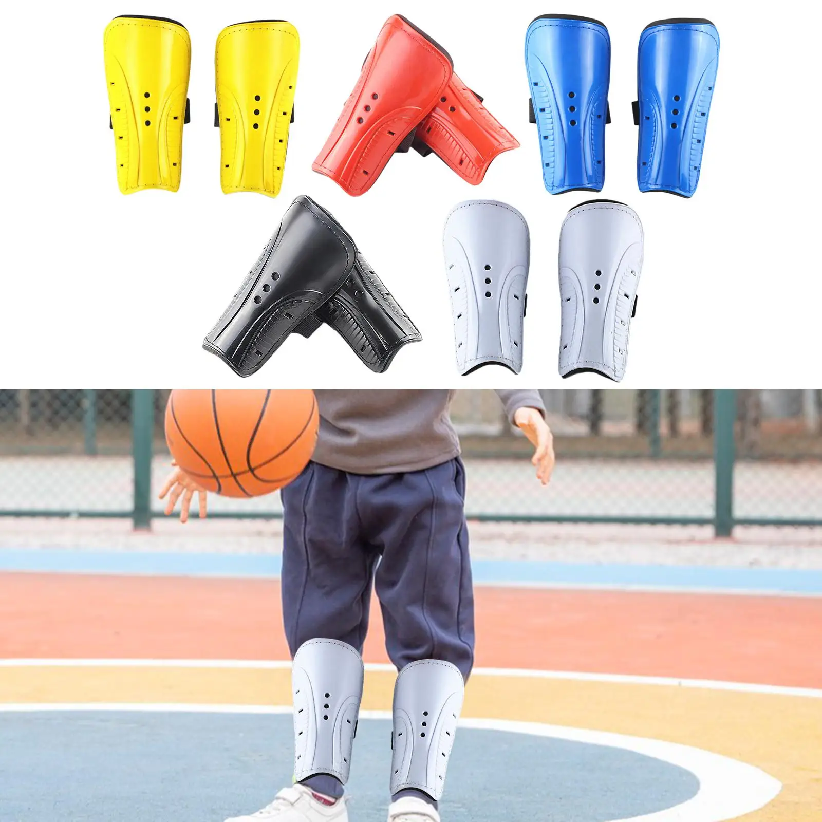 Soccer Shin Guards Shin Pads Shock Absorbing Leg Shin Guards for All Ages Accessories Shinguards Outdoor Sports Protective Gear view 2