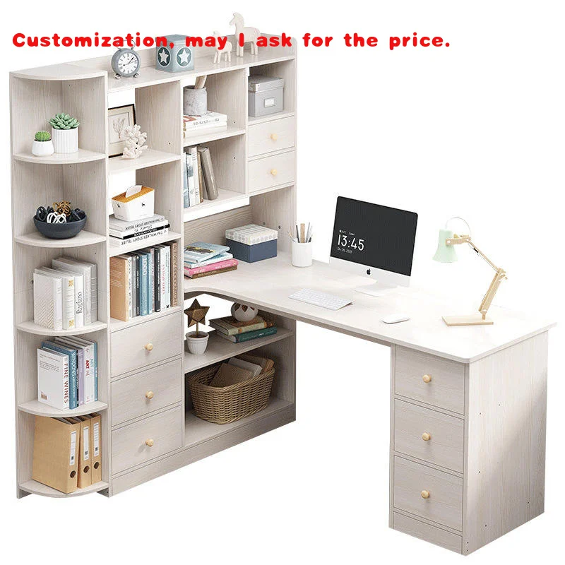 custom.Modern Desk Multifunctional Writing Desk Computer Desk Student Bedroom Dormitory Study Office Table