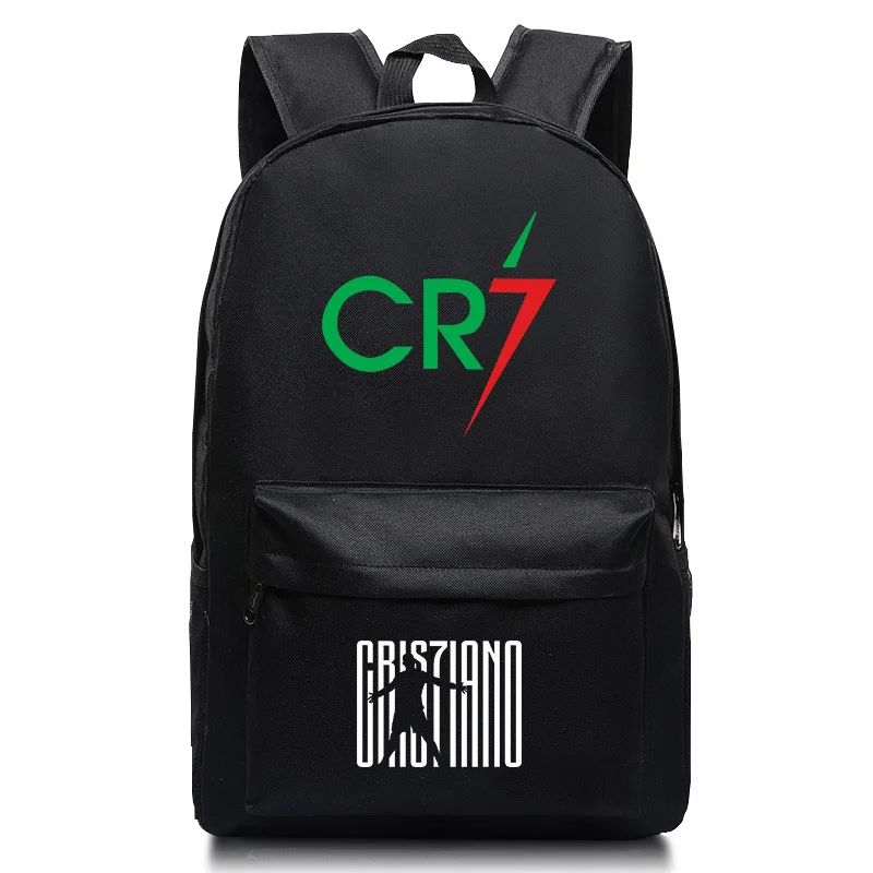 

CR7 Mochila Backpacks Boys Girls Bookbag School Bags Cartoon Kids Rucksack Travel Rucksack Shoulder Bag Large Capacity