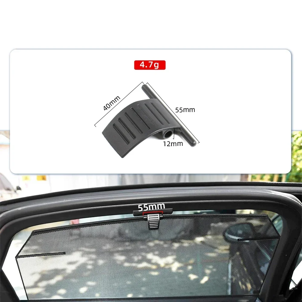 Shade Curtain Buckle Hook, 4GD861334 Automobiles Interior Parts Window Shade Hook Fastener Clip for C7 Q5 2012-2018