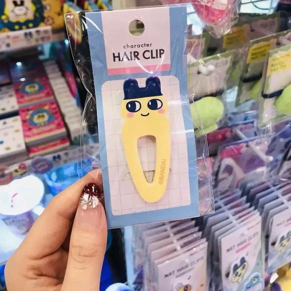 Tamagotchi Electronic Pet Mametchi Kuchipatchi Hair Clips Sweet Girly Bangs Clips Broken Hair Side Hair Accessories view 2