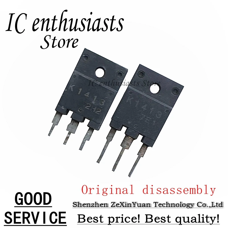 10PCS 2SK1413 K1413 3A 1500V TO-3P Original disassembly