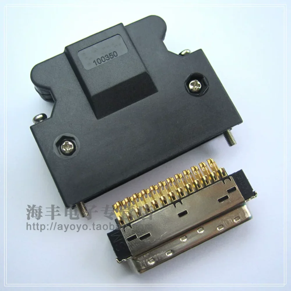 Original new 100% 50PIN gold-plated foot 10350 MR-J3CN1 connector JZSP-CSI9-1-E