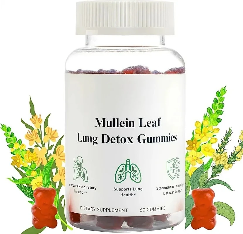 

Очищающие конфеты Mulin Leaf Lung | Содержит 1000 мг натурального экстракта листьев мультина для улучшения здоровья легких.