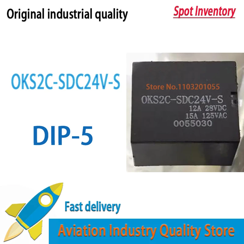 10PCS/lot  OKS2C-SDC24V-S DIP-5 New Original