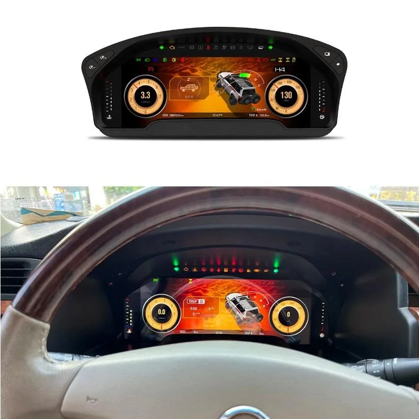 

12.3 Inch High Quality Digital Dashboard Cluster For Nissan Patrol Y61 2005-2024 Virtual Speedometer Plug And Play Car Display