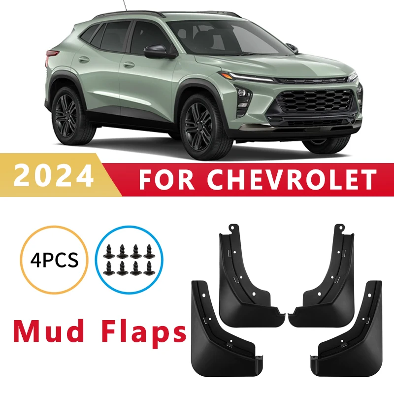 

Mud Flaps Fit for CHEVROLET Chevy Trax 2024 Mudguards Tire Fenders Splash Proof Accessories Wheel Guards 4ps
