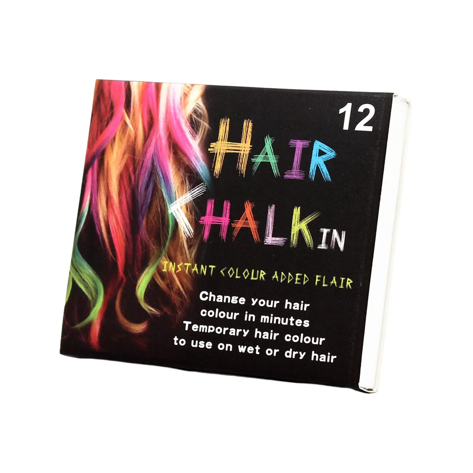 صبغة طباشير الشعر المؤقتة القابلة للغسل للأطفال والبنات المراهقات والأولاد #4