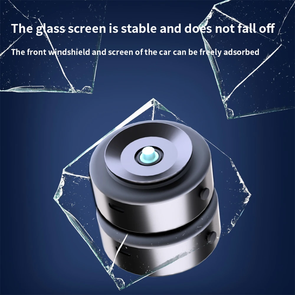 

Car Phone Holder Vacuum Adsorption Bracket Universal Display Glass Navigation Lazy Double sided Magnetic Phone Holder