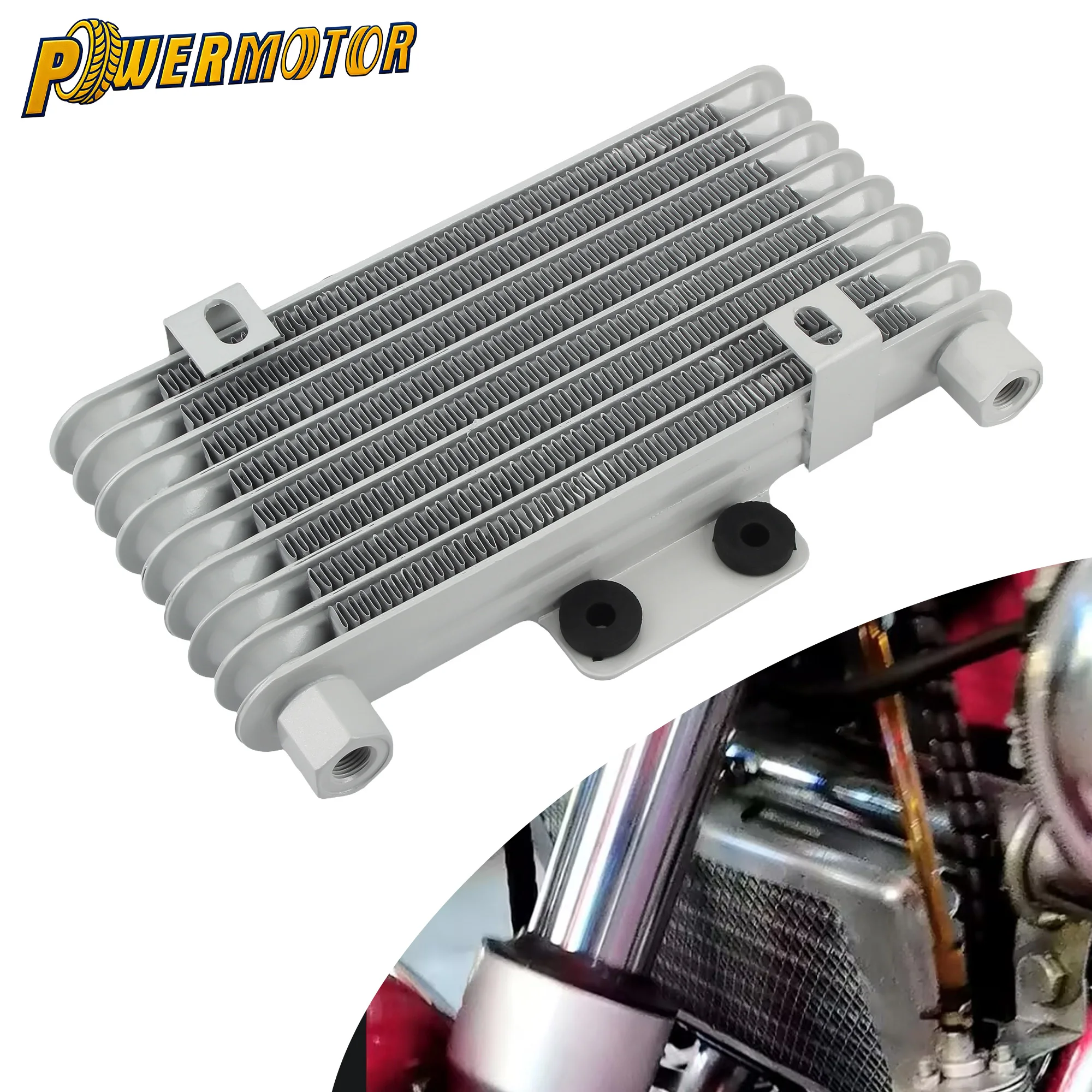 

Motorcycle 125ml Oil Cooler With Buckle M12 Oil Cooling Radiator For 125cc to 250cc Engine ATV Dirt Bike Motocross Modified