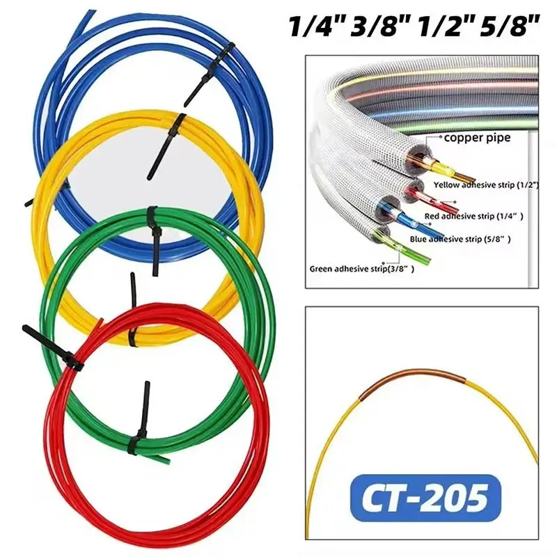 

1/4 "/3/8"/1/2"/5/8" антидеформационная медная труба полиэтиленовая пластиковая защитная трубка для кондиционера