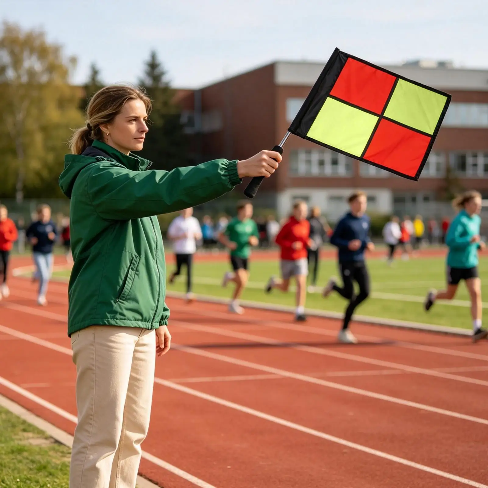 Soccer Referee Flags 2-Piece H - Trampoline Spring Cover 评论和价格