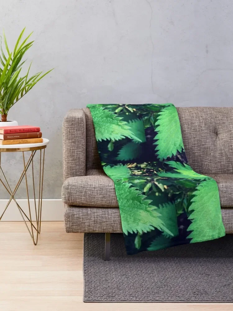 Stinging nettle - Throw Blanket Travel For Sofa Thin Blankets