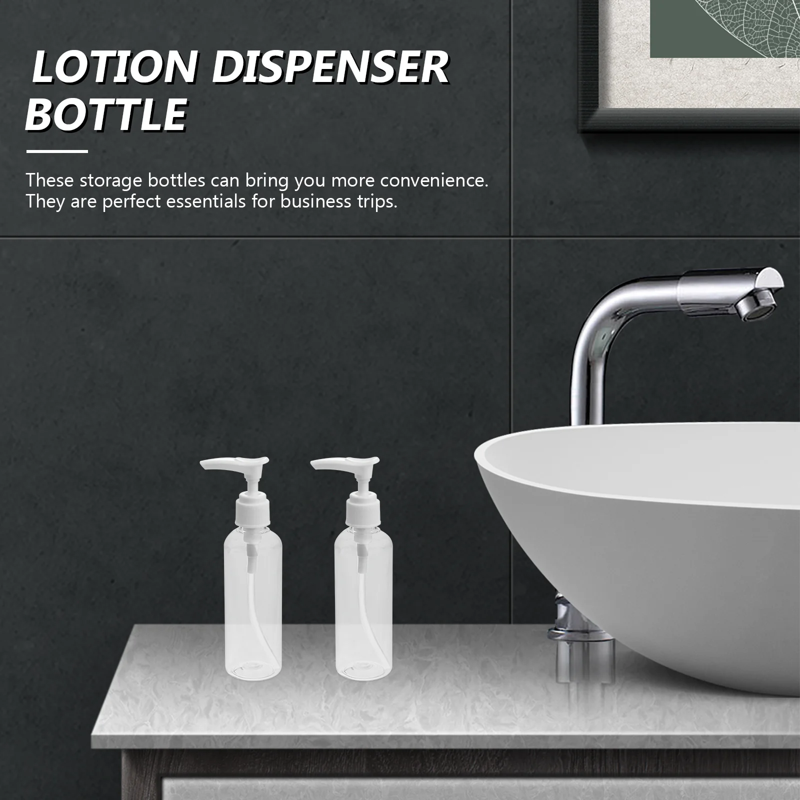 

4pcs 100Ml Press Dispenser Bottles Portable Plastic Emulsion Container For Lotion Shampoo Liquid Soap Travel Camping Outdoor