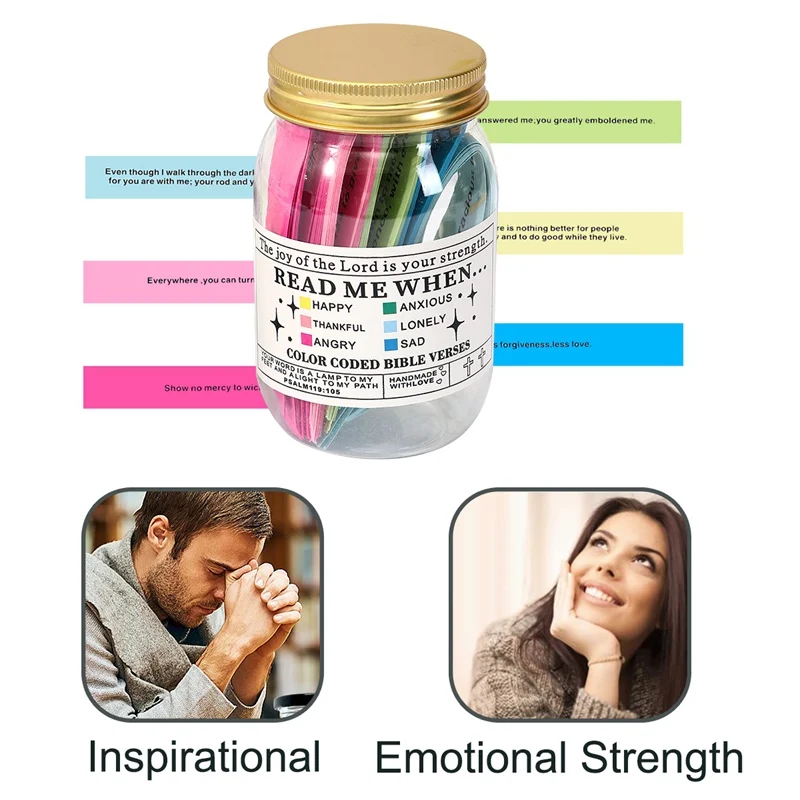 One Bottle Random Bible Verse Jar, A Gift That Evokes Emotions And Feelings Of Piety