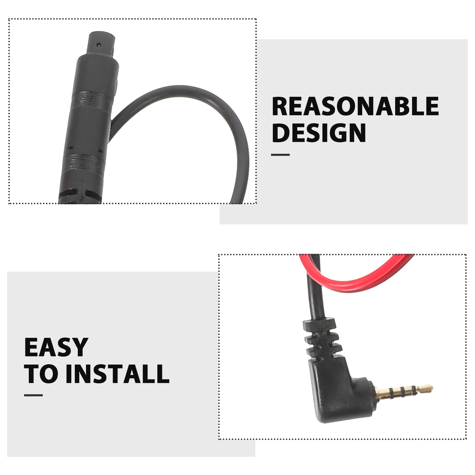 

15M Car Extension Cord Rear Camera Cable Backup Wire 25mm Head for Driving Recorder Truck Accessories Video