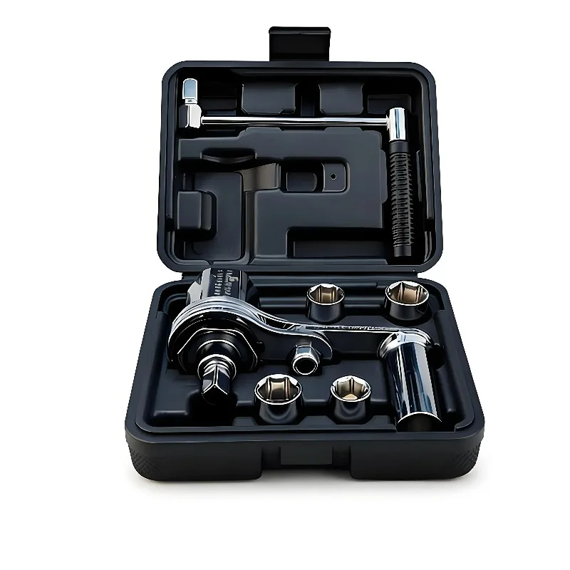Factory Direct Compatible WithTorques Multiplier Wrench Kit, 1/2in Drive 1:16 Heavy Duty Lug Nut Remover. with 17 19 21 22mm Soc