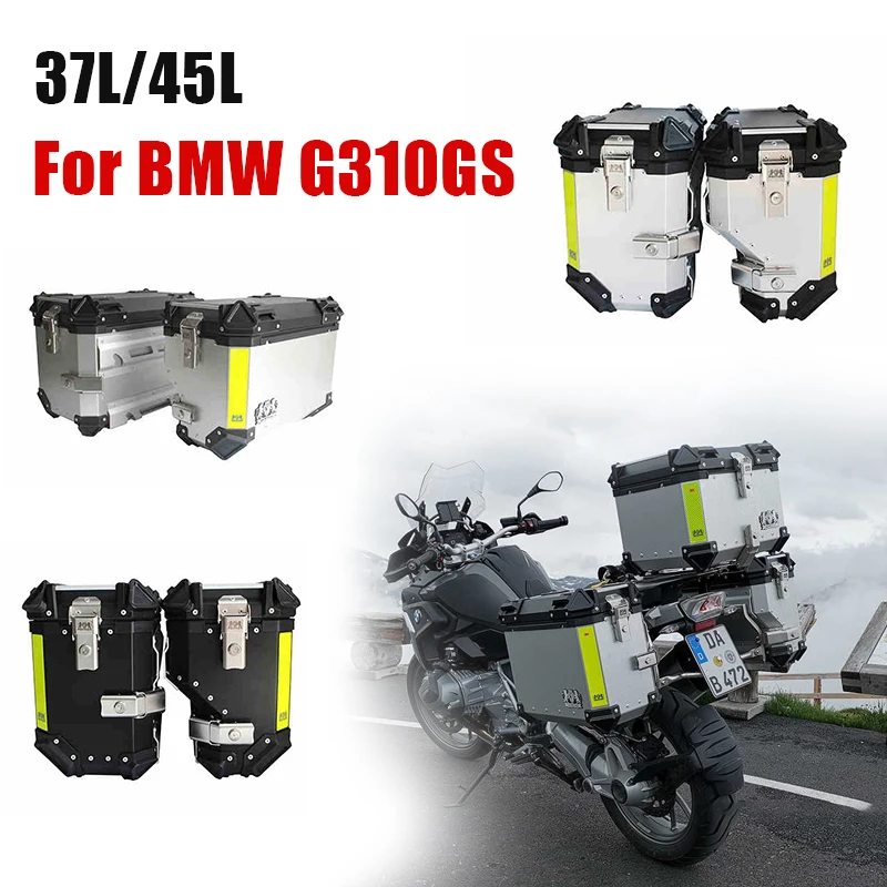 BMW 1200 1250GS Motorcycle Aluminum Alloy Trunk Side Box Three Box Luggage Compartment, Quick Detachable Waterproof Modification