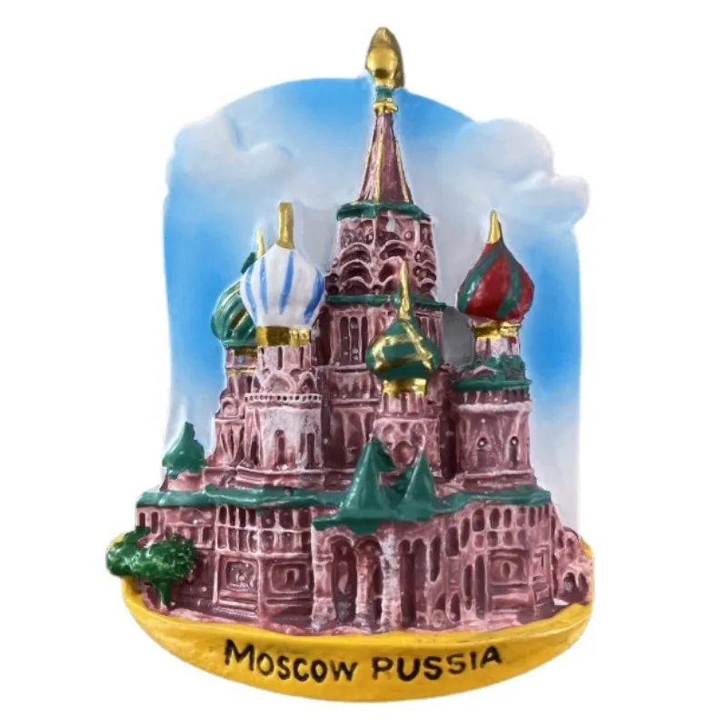 Russia Moscow Fridge Magnets Red Square Crimea Travelling Souvenirs Sochi Saint Petersburg Fridge Stickers Birthday Gifts