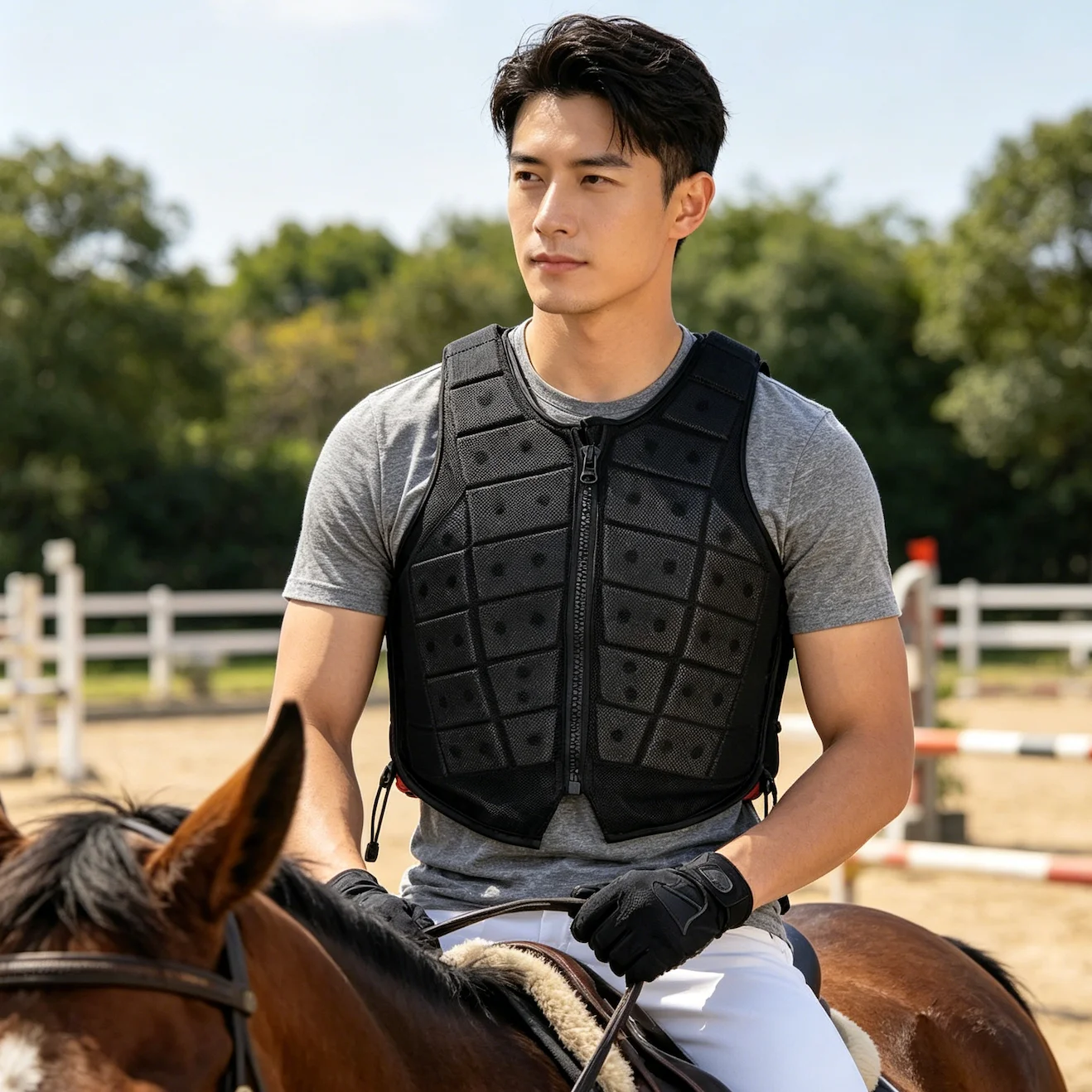 New Trending Breathable EVA Horse Riding Show Coat Jacket Equestrian Vest Protective Gear Outdoor Sports Safety for Horse Riding