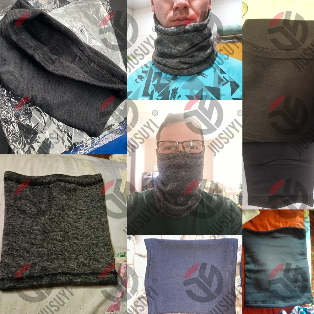 Faixa mágica de inverno, lã, aquecedor de pescoço, meia máscara facial, cachecol para clima frio, snowboard, bicicleta, bandana, homens