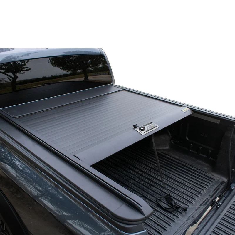 

Heavy-Duty 6.5ft Aluminum Alloy Hard Tonneau Cover for Tund Ram 1500 Gladaor Foton Tnland Truck Bed