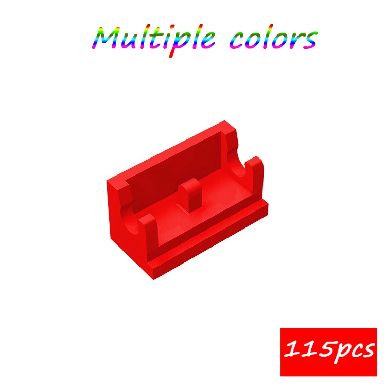 

MOC 115 шт. 3937 1x2 базовые строительные блоки, комплект шарнирных кирпичей, идея-головоломка, развивающие игрушки «сделай сам», детские подарки на день рождения