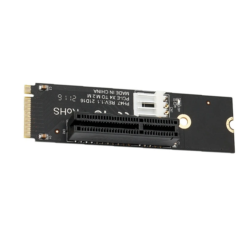 QWE-PCI-E X4 Slot Riser Card PCI-E Riser Card M2 To PCI-E Expansion Card High-Speed Transmission 2Pcs
