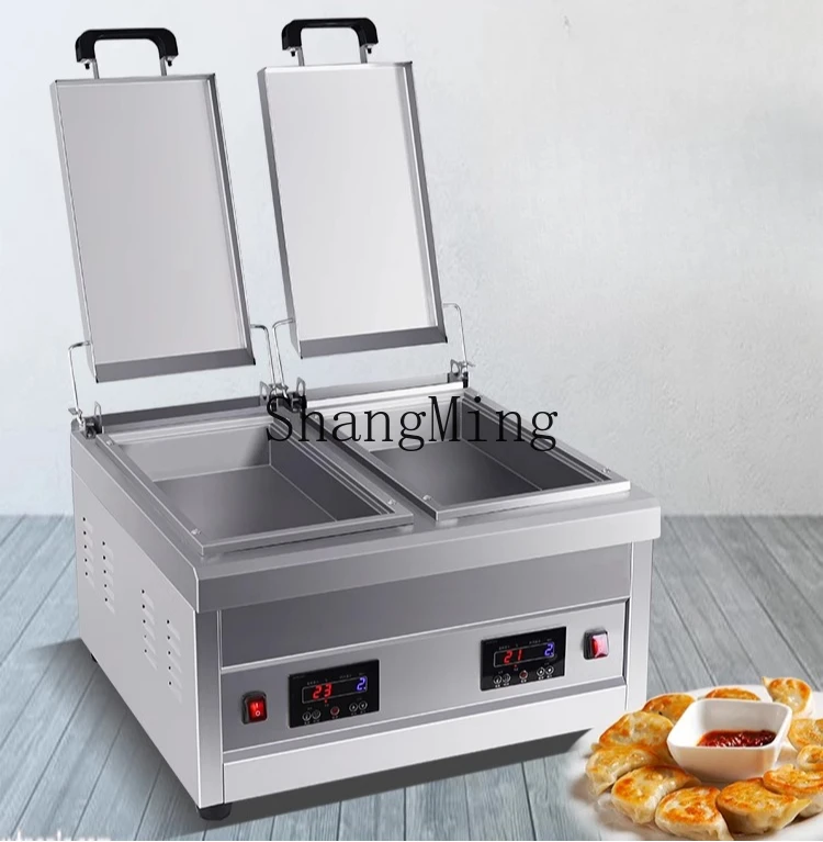 ZYY commercial electric water frying pan square gas automatic desktop frying dumpling stove