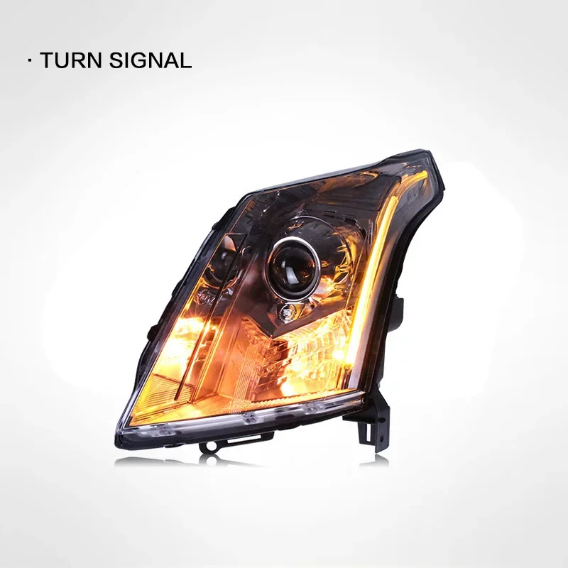 Car Styling For Cadillac SRX Headlights 2010 2011 2012 2013 2014 2015 SRX LED Headlight Far And Near Integrated Xenon Lamp