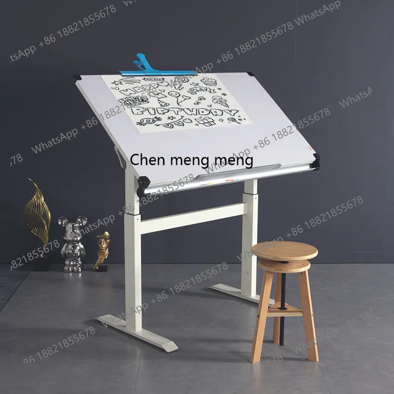 يمكن لطلاب الفن طاولة الرسم الخاصة لطاولة الرسم رفع طاولة الرسم على سطح المكتب الميل #5