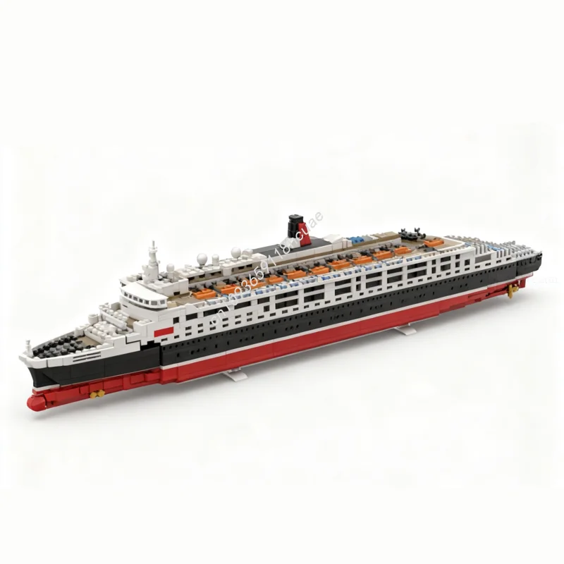 2068pcs MOC RMS Queen Elizabeth Creator Model Building blocks Modular Brick DIY Education Toys Architecture Christmas gifts