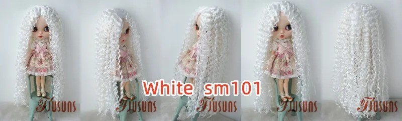 JD220 1/6 1/4 1/3 1/12 Blythes Extremely Long Curly Fashion Synthetic Mohair BJD Wig YOSD MSD SD Doll Accessories
