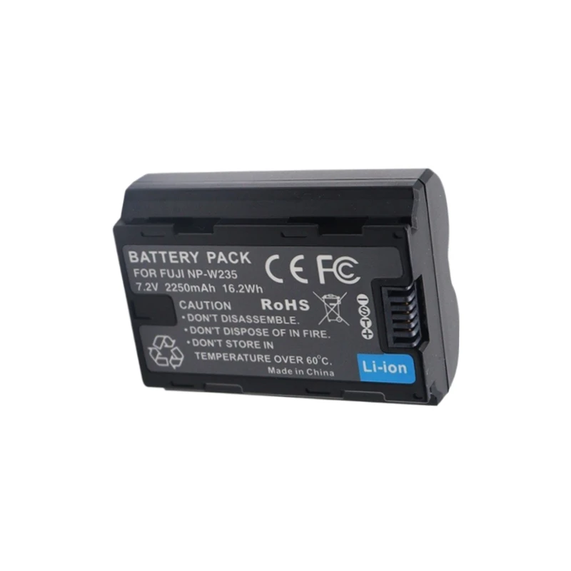 7.2V 2250mAh NP-W235 NP W235 Camera Battery For Fujifilm X-T5 X-T4 GFX 100S X-H2S GFX 50S II Camera Brand-New High Quality
