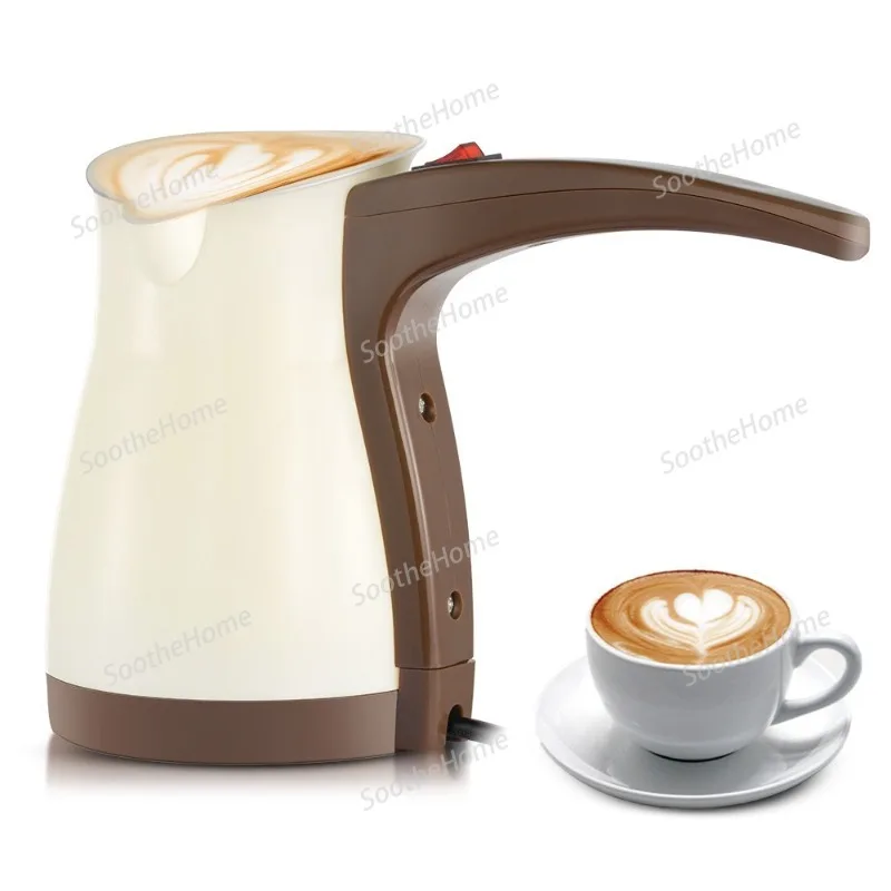 Turkish Electric Coffee Pot, Small-Capacity Mini Hand - Drip Double - Layer Stainless Steel Household Electric Gooseneck Kettle