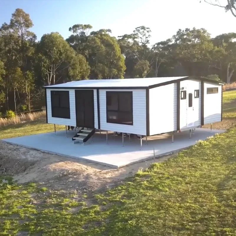 Mobile Home 3 Bedroom Foldable Flat Pack Prefab Modern Australia 20ft 40ft Expandable Container House