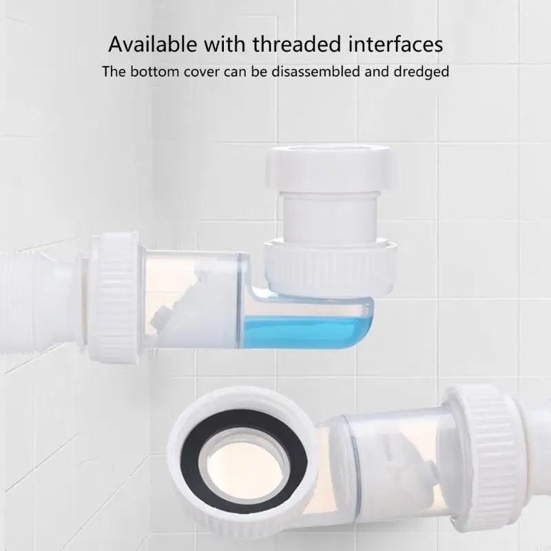 97QD SINK DEODORANT ที่กรองท่อระบายน้ำท่อระบายน้ำท่อ TELESCOPIC แบบยืดหยุ่นท่อระบายน้ำ anticlogging บ้านห้องน้ำอ่างล้างจาน