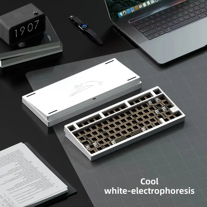 Kit de teclado Weikav D75, teclados mecánicos, soporte Rgb, teclado de Pc inalámbrico de 3 modos de aleación de aluminio personalizado intercambiable en caliente