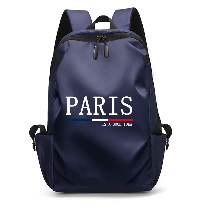 

Уличная мода для женщин и мужчин рюкзак унисекс для отдыха на открытом воздухе унисекс рюкзак для пар крутая идея забавный парижский рюкзак с принтом букв