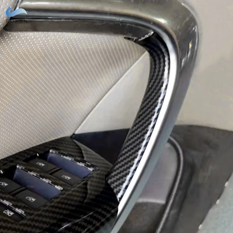 

Для Buick Regal 2009-2015 ABS текстура углеродного волокна внутренняя дверь подлокотник панель ручка поручень крышка внутренняя отделка аксессуаров