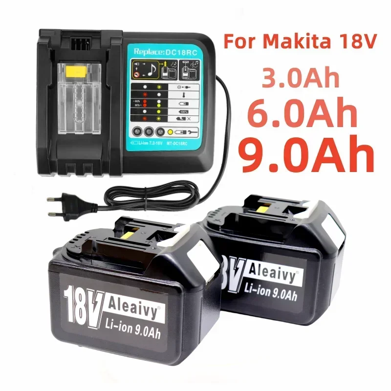 

Upgraded 9.0Ah/3.0Ah/6.0Ah for Makita 18V Battery BL1830B BL1850B BL1850 BL1840 BL1860 BL1815 Replacement Lithium Battery