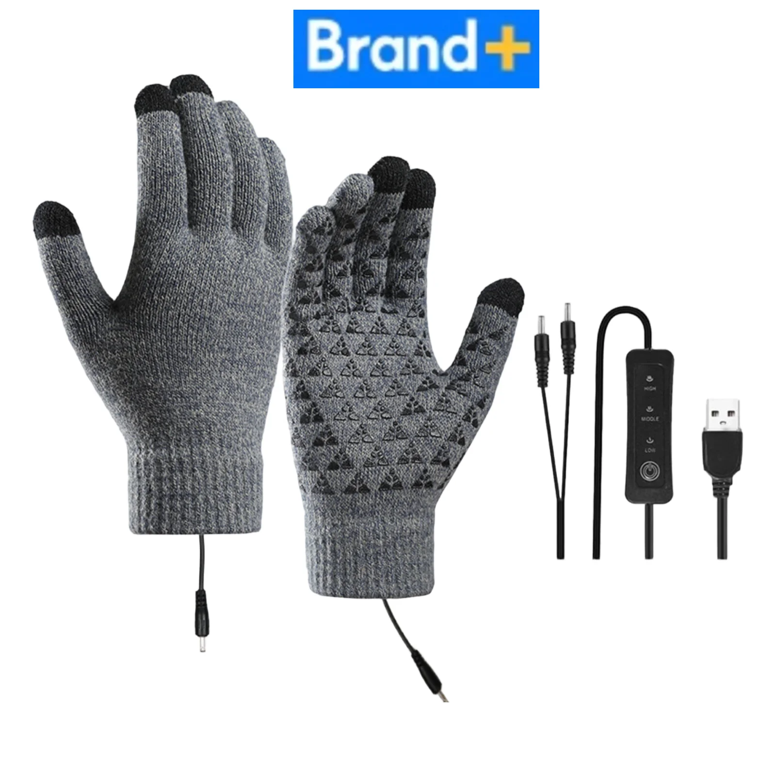

Перчатки с электрическим подогревом унисекс для экстремально холодной погоды — долговечные USB-грелки для рук с интеллектуальным контролем температуры, сенсорным экраном